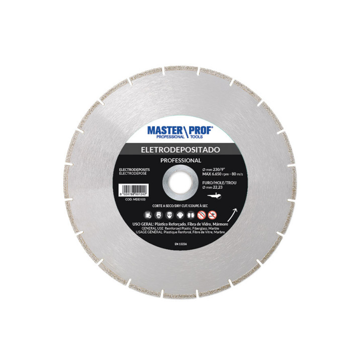 MASTER-PROF DISCOS DE DIAMANTE ELECTRODEPOSITADOS