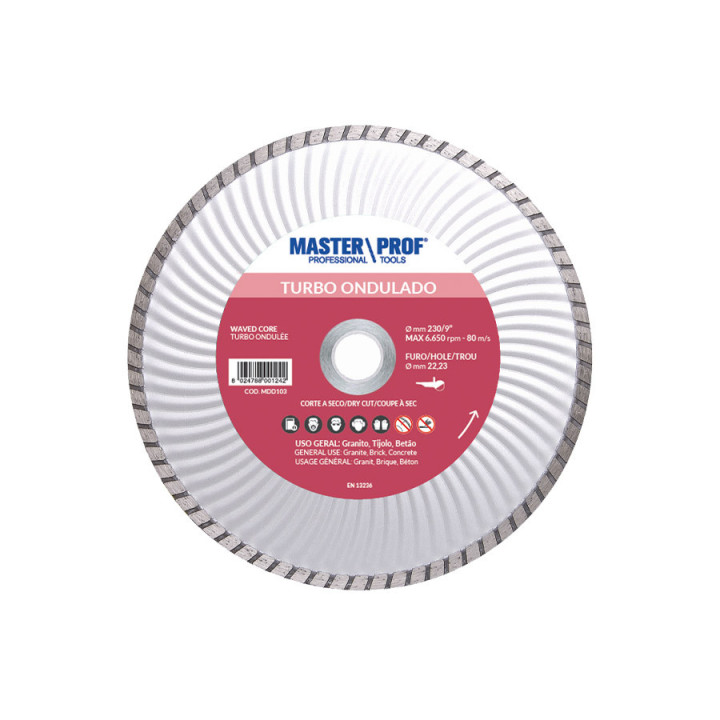 MASTER-PROF DISCOS DE DIAMANTE TURBO ONDULADO